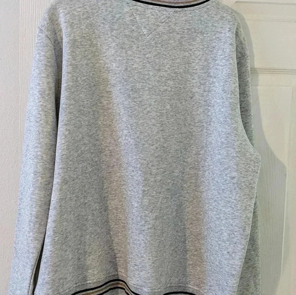 Tommy Hilfiger Women's XXL Gray Nautical Anchor Logo Crewneck Sweatshirt VTG - Picture 4 of 7